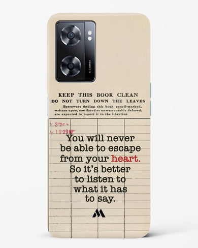 Listen to your Heart Hard Case Phone Cover (Oppo)