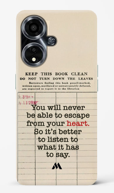 Listen to your Heart Hard Case Phone Cover (Oppo)