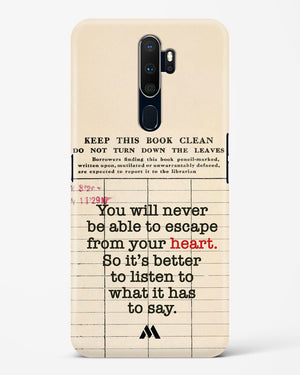 Listen to your Heart Hard Case Phone Cover (Oppo)