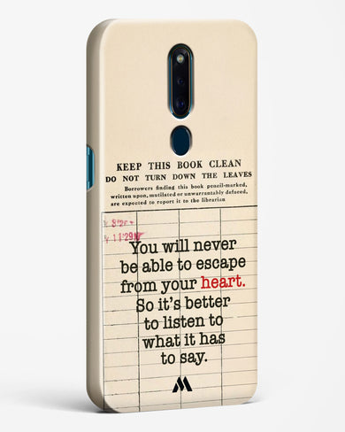 Listen to your Heart Hard Case Phone Cover (Oppo)