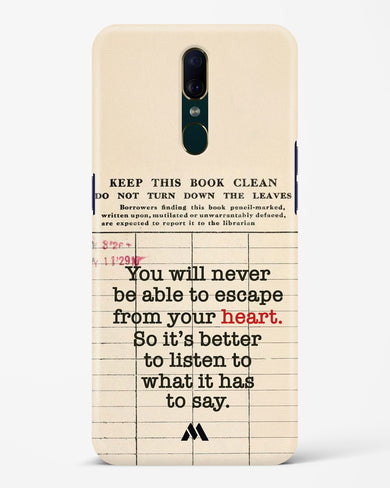 Listen to your Heart Hard Case Phone Cover (Oppo)