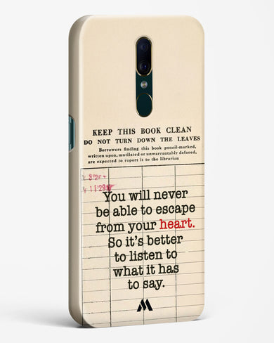 Listen to your Heart Hard Case Phone Cover (Oppo)