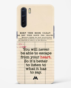 Listen to your Heart Hard Case Phone Cover (Oppo)