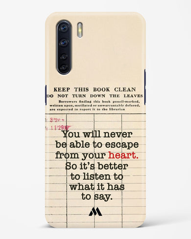 Listen to your Heart Hard Case Phone Cover (Oppo)