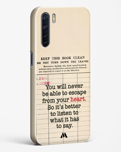 Listen to your Heart Hard Case Phone Cover (Oppo)