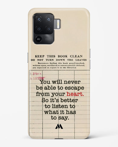 Listen to your Heart Hard Case Phone Cover (Oppo)