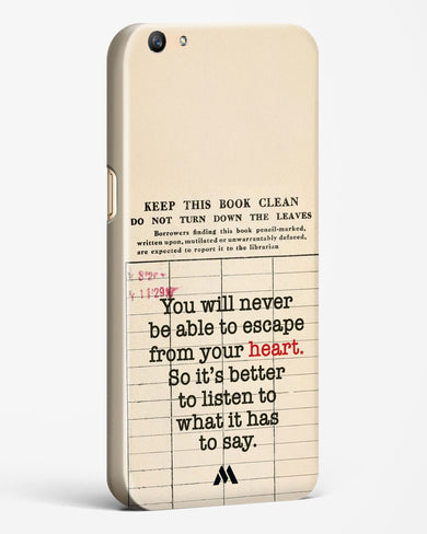 Listen to your Heart Hard Case Phone Cover (Oppo)