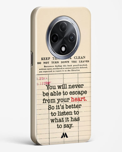 Listen to your Heart Hard Case Phone Cover (Oppo)