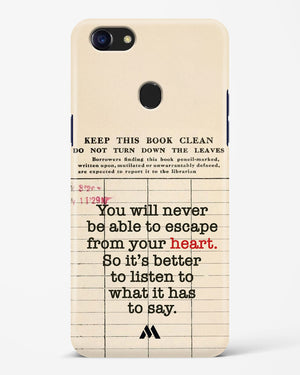 Listen to your Heart Hard Case Phone Cover (Oppo)