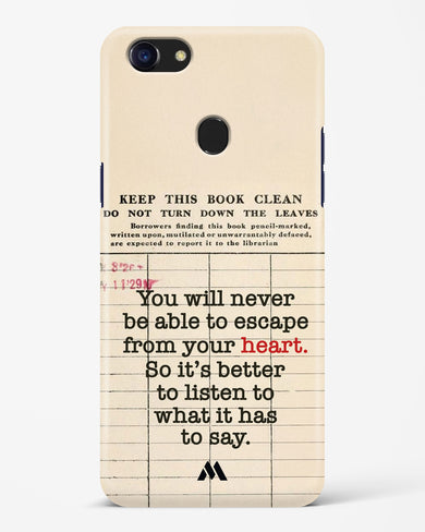 Listen to your Heart Hard Case Phone Cover (Oppo)
