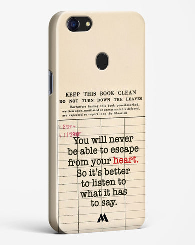 Listen to your Heart Hard Case Phone Cover (Oppo)