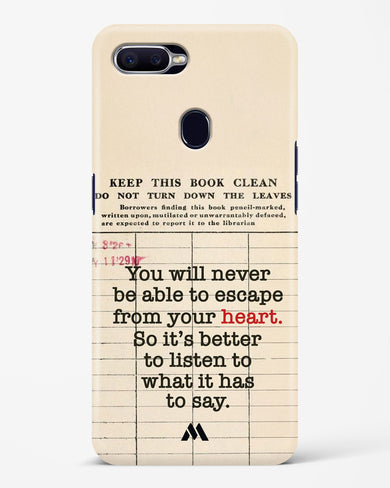 Listen to your Heart Hard Case Phone Cover (Oppo)