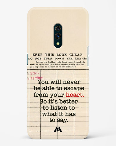 Listen to your Heart Hard Case Phone Cover (Oppo)