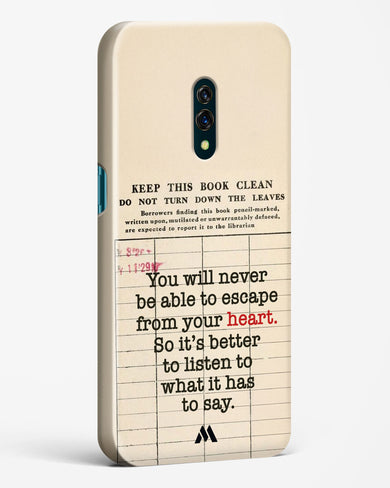Listen to your Heart Hard Case Phone Cover (Oppo)