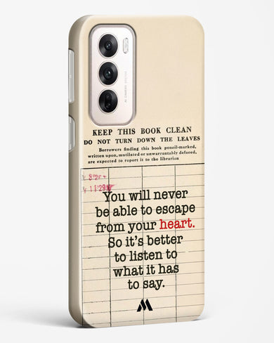 Listen to your Heart Hard Case Phone Cover (Oppo)