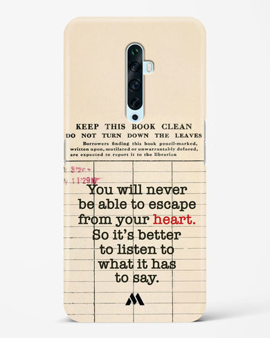 Listen to your Heart Hard Case Phone Cover (Oppo)