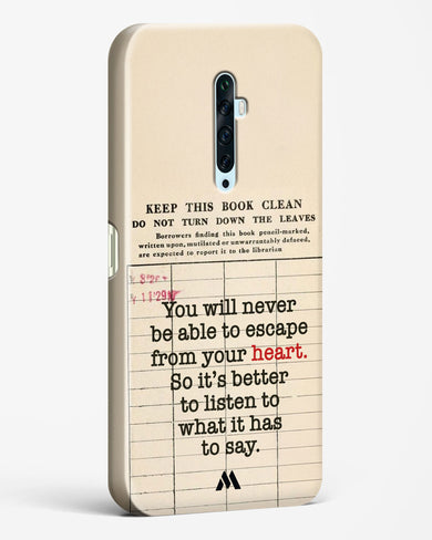 Listen to your Heart Hard Case Phone Cover (Oppo)