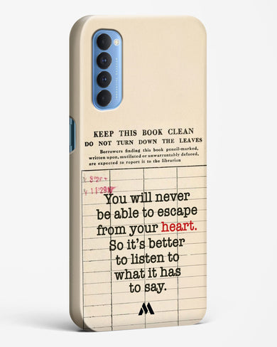 Listen to your Heart Hard Case Phone Cover (Oppo)