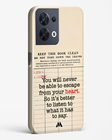 Listen to your Heart Hard Case Phone Cover (Oppo)