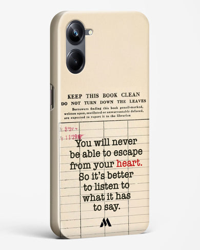 Listen to your Heart Hard Case Phone Cover (Realme)