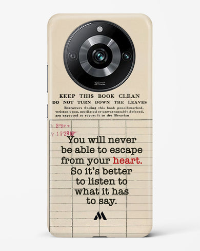 Listen to your Heart Hard Case Phone Cover (Realme)