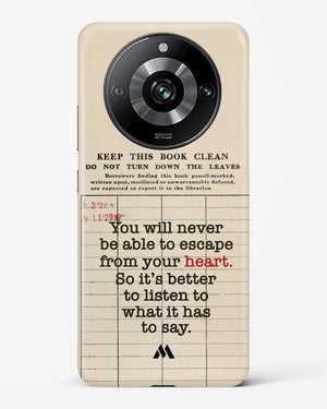 Listen to your Heart Hard Case Phone Cover (Realme)