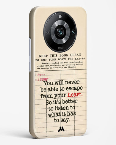 Listen to your Heart Hard Case Phone Cover (Realme)