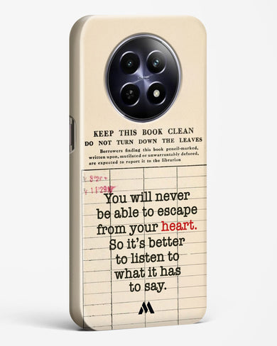 Listen to your Heart Hard Case Phone Cover (Realme)