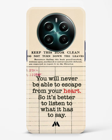 Listen to your Heart Hard Case Phone Cover (Realme)