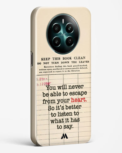 Listen to your Heart Hard Case Phone Cover (Realme)