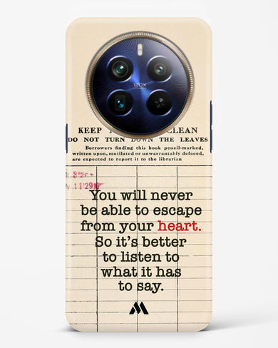 Listen to your Heart Hard Case Phone Cover (Realme)