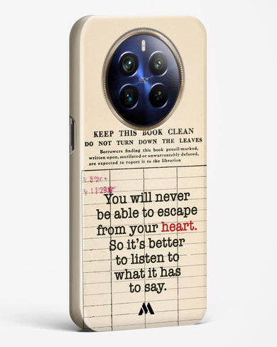 Listen to your Heart Hard Case Phone Cover (Realme)
