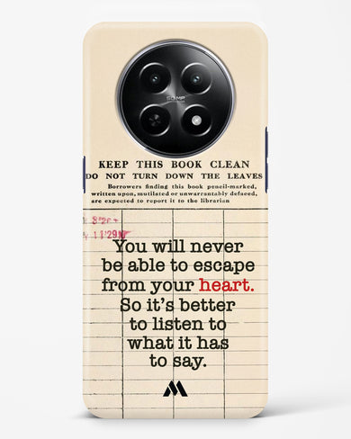 Listen to your Heart Hard Case Phone Cover (Realme)