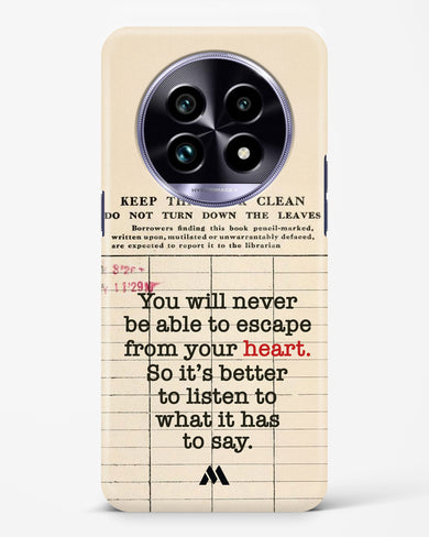 Listen to your Heart Hard Case Phone Cover (Realme)