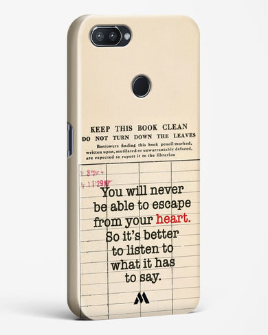 Listen to your Heart Hard Case Phone Cover (Realme)