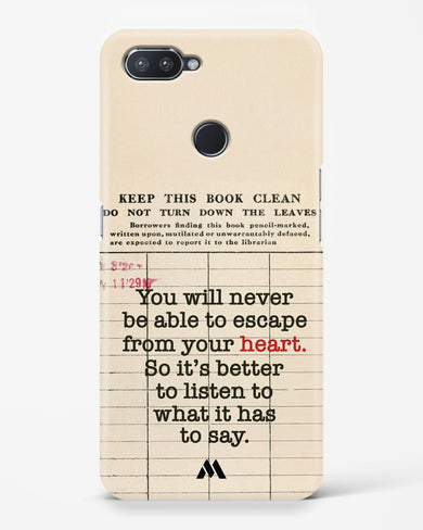 Listen to your Heart Hard Case Phone Cover (Realme)