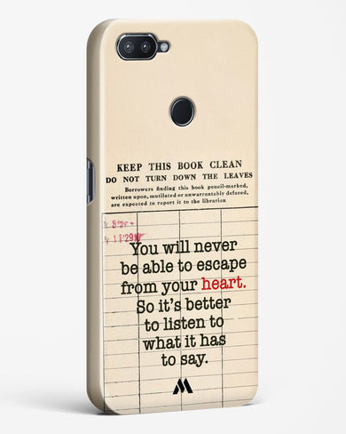 Listen to your Heart Hard Case Phone Cover (Realme)