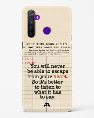 Listen to your Heart Hard Case Phone Cover (Realme)