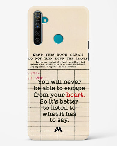 Listen to your Heart Hard Case Phone Cover (Realme)