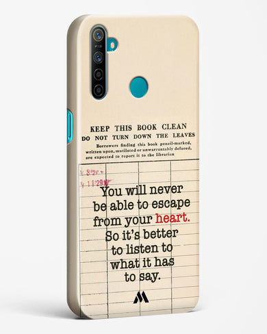 Listen to your Heart Hard Case Phone Cover (Realme)