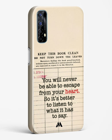 Listen to your Heart Hard Case Phone Cover (Realme)