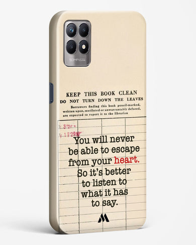 Listen to your Heart Hard Case Phone Cover (Realme)