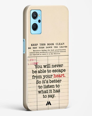 Listen to your Heart Hard Case Phone Cover (Realme)