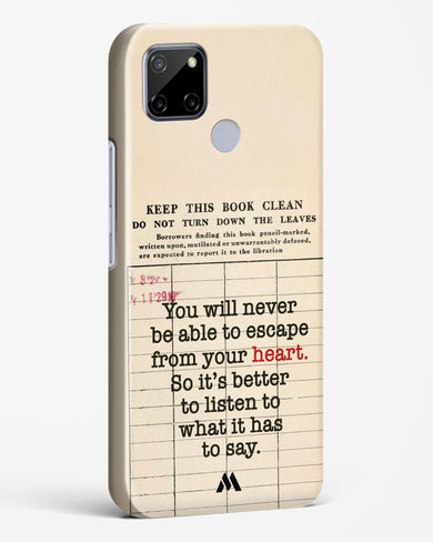 Listen to your Heart Hard Case Phone Cover (Realme)