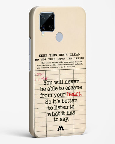 Listen to your Heart Hard Case Phone Cover (Realme)