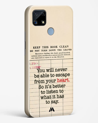 Listen to your Heart Hard Case Phone Cover (Realme)
