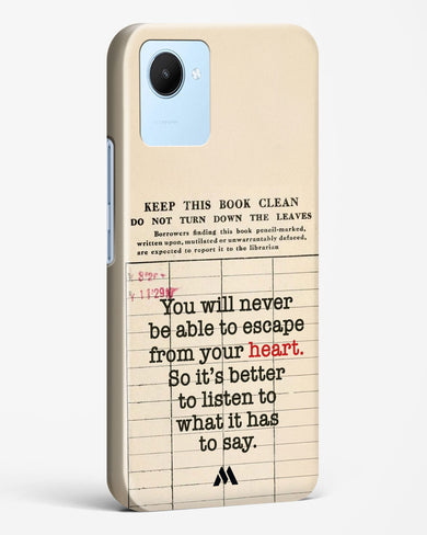 Listen to your Heart Hard Case Phone Cover (Realme)