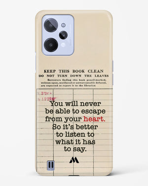 Listen to your Heart Hard Case Phone Cover (Realme)