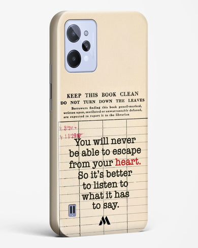 Listen to your Heart Hard Case Phone Cover (Realme)