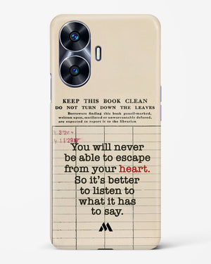 Listen to your Heart Hard Case Phone Cover (Realme)